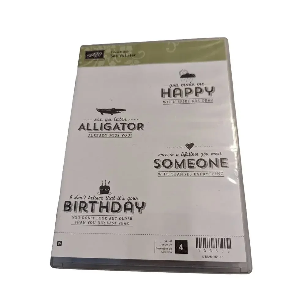 STAMPIN' UP! Sell a Bration See Ya Later 133533 Craft Card Making Birthday